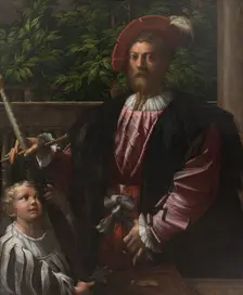 Portrait of Lorenzo Cybo, 1523. Creator: Parmigianino