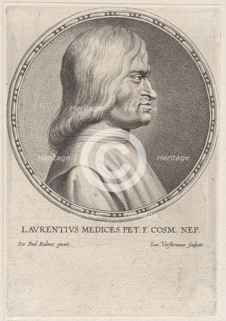 Portrait of Lorenzo de' Medici, 1610-50. Creator: Lucas Vorsterman.
