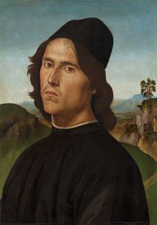 Portrait of Lorenzo di Credi, 1488. Creator: Perugino
