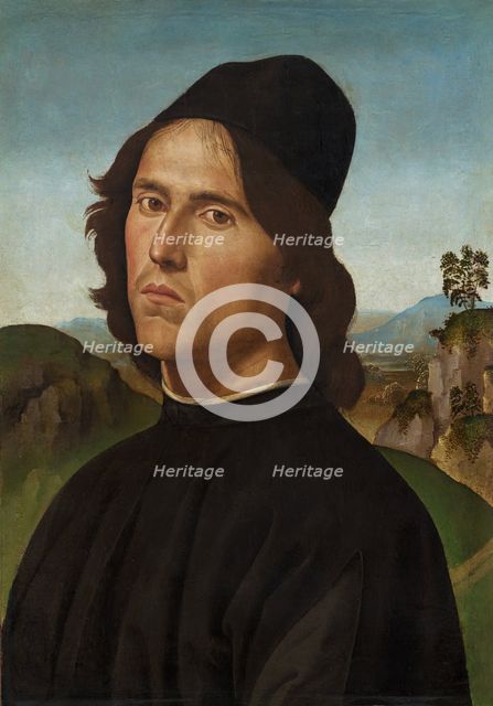 Portrait of Lorenzo di Credi, 1488. Creator: Perugino.