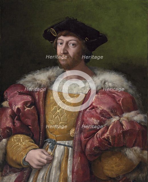 Portrait of Lorenzo II de' Medici, Duke of Urbino (1492-1519), ca 1518.