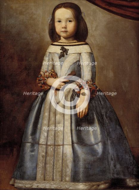 Portrait of Laura Chigi, 1646-1679. Creators: Alessandro Da Farnese Mattia, Francisco de Zurbaran.