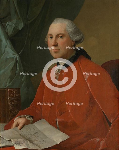 Portrait of Lauritz Christian Steen, 1766. Creator: Jens Juel.