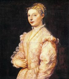 Portrait of Lavinia Vecellio, ca 1545. Creator: Titian (1488-1576)