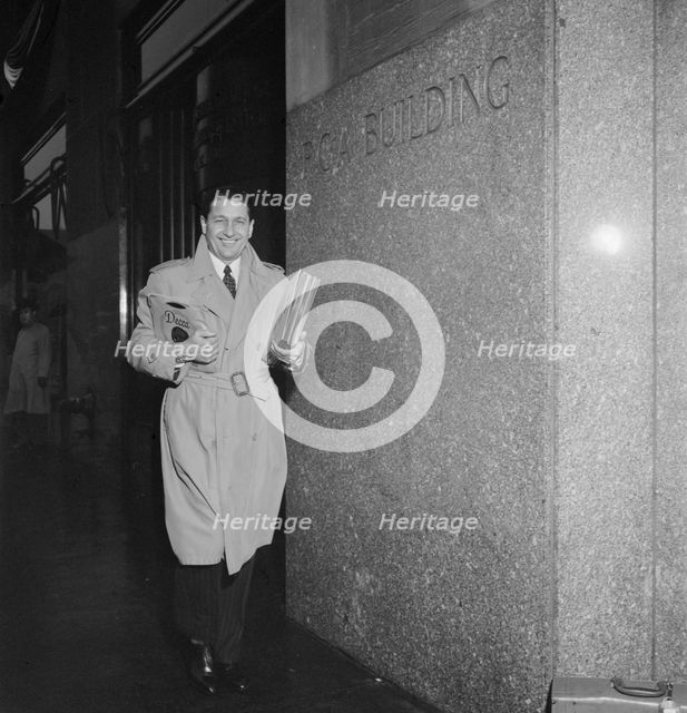 Portrait of Lawrence Welk, PGA Building, New York, N.Y., 1946. Creator: William Paul Gottlieb.