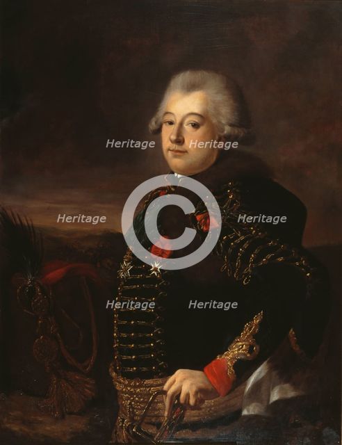 Portrait of Ladislas Ignace de Bercheny (1689-1778), Marshal of France, c1785. Creator: Anonymous.