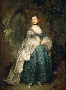 Portrait of Lady Alston, Gertrude Durnford (1731-1807), 1760. Creator: Gainsborough, Thomas (1727-1788)