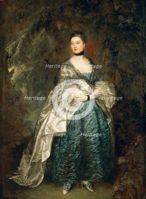 Portrait of Lady Alston, Gertrude Durnford (1731-1807), 1760. Creator: Gainsborough, Thomas (1727-1788).