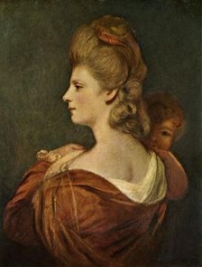 Portrait of Lady and Child c1780, (c1912)