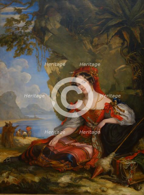 Portrait of Lady Catherine Caroline Montagu (1808-1834), wife of Count Alexandre Joseph Colonna-Wale