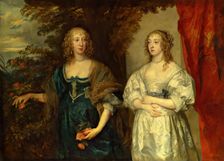 Portrait of Lady d'Aubigny and Countess Portland, 1638. Creator: Anthony van Dyck