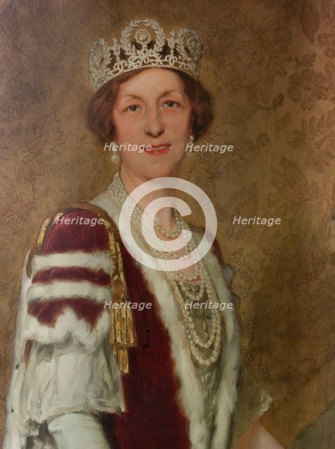 Portrait of Lady Decies, 1940. Creator: Marcel Baschet.