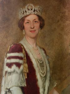 Portrait of Lady Decies, 1940. Creator: Marcel Baschet