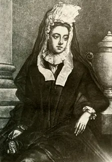 Portrait of Lady Fenwick, showing widow's mourning 1695, (1937). Creator: Unknown