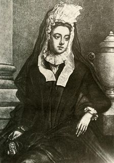 Portrait of Lady Fenwick, showing widow's mourning 1695, (1937). Creator: Unknown