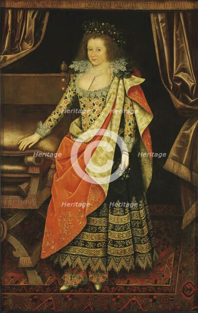 Portrait of Lady Frances Stewart, Duchess of Richmond and Lennox, Countess of Hertford, née Howard (1578-1639), 1611. Artist: Gheeraerts, Marcus, the Younger (1561-1636)