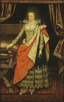 Portrait of Lady Frances Stewart, Duchess of Richmond and Lennox, Countess of Hertford, née Howard (1578-1639), 1611. Artist: Gheeraerts, Marcus, the Younger (1561-1636)