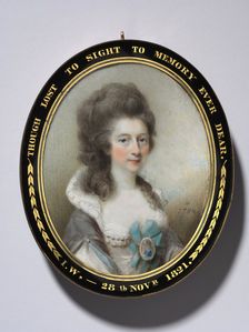Portrait of Lady Grace Anna Newenham, 1784. Creator: Horace Hone (British, 1756-1825)