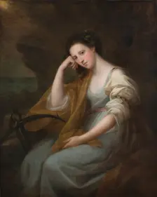 Portrait of Lady Louisa Leveson-Gower (1749/50-1827), later Baroness Macdonald, as Spes, 1767. Creator: Angelica Kauffman