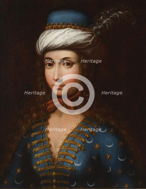 Portrait of Lady Mary Wortley Montagu (1689-1762), 18th century. Artist: Anonymous  