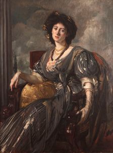Portrait of Lady Michelham, c1905. Creator: Jacques Emile Blanche