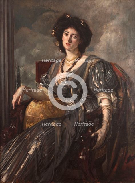 Portrait of Lady Michelham, c1905. Creator: Jacques Emile Blanche.