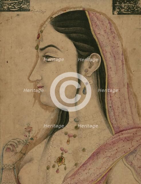 Portrait of Lal Kunwar, 12th century AH/AD 18th century. Creator: Unknown.