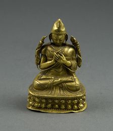 Portrait of Lama Tsongkhapa, 18th/19th century. Creator: Unknown