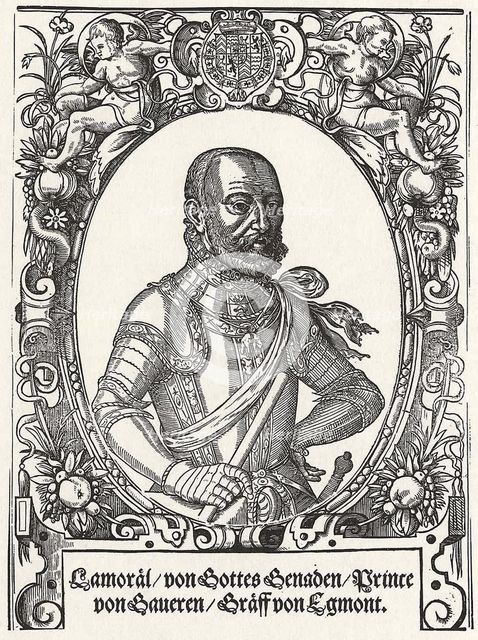 Portrait of Lamoral, Count of Egmont, Prince of Gavere, Second half of the16th cen.. Artist: German master  