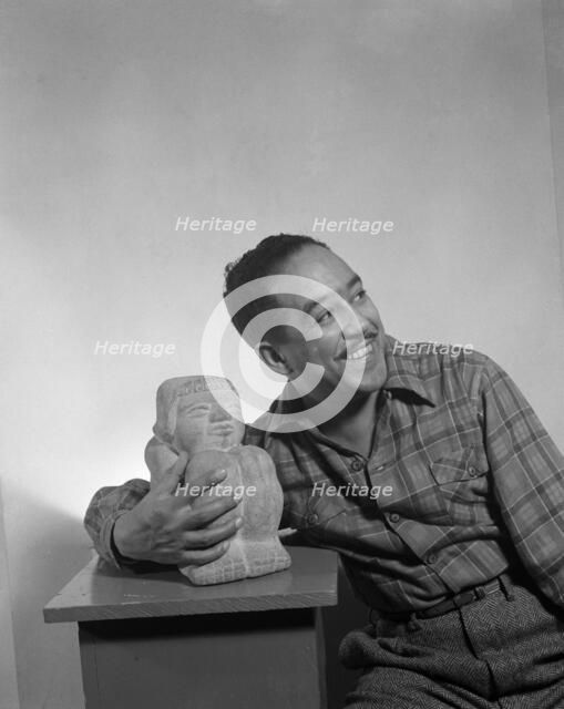 Portrait of Langston Hughes, 1943. Creator: Gordon Parks.