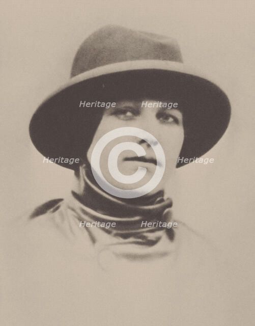 Portrait of Larissa Reisner (1895-1926). Creator: Anonymous.