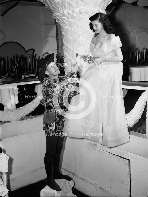 Portrait of Larry Clinton and Betty George, Copacabana(?), New York, N.Y., ca. Sept. 1947. Creator: William Paul Gottlieb.