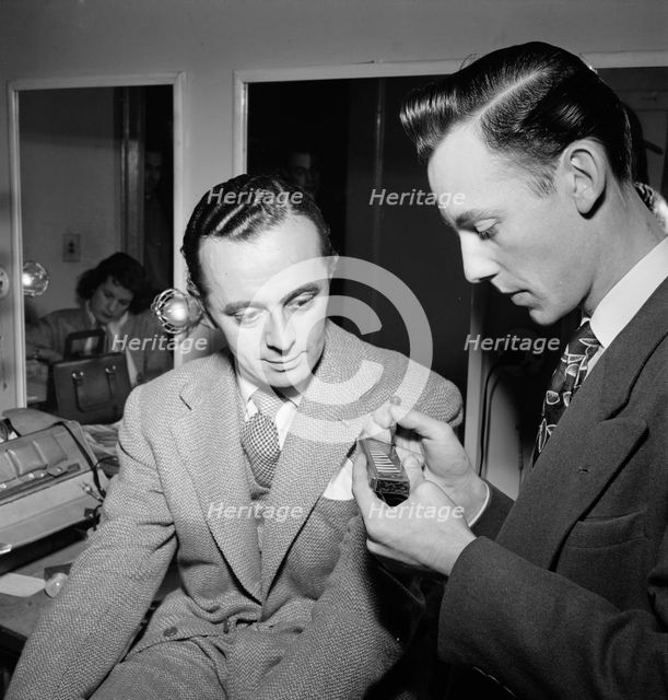 Portrait of Larry Adler, City Center, New York, N.Y., ca. Jan. 1947. Creator: William Paul Gottlieb.