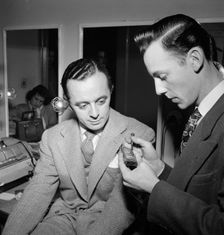 Portrait of Larry Adler, City Center, New York, N.Y., ca. Jan. 1947. Creator: William Paul Gottlieb