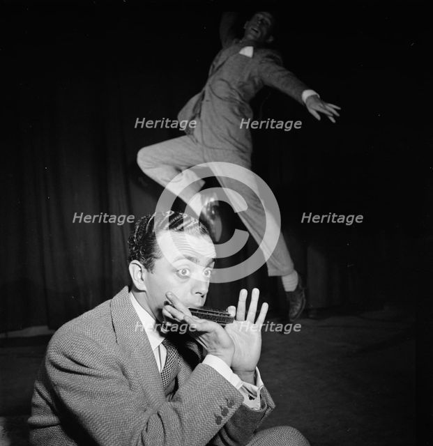Portrait of Larry Adler and Paul Draper, City Center, New York, N.Y., ca. Jan. 1947. Creator: William Paul Gottlieb.