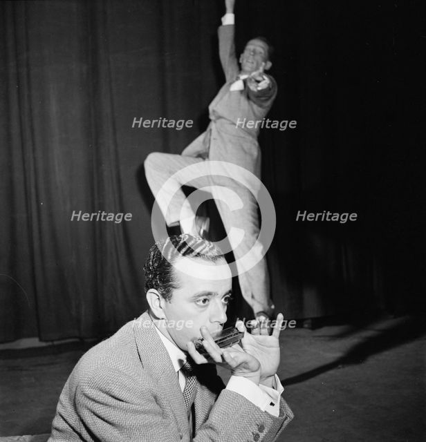 Portrait of Larry Adler and Paul Draper, City Center, New York, N.Y., ca. Jan. 1947. Creator: William Paul Gottlieb.