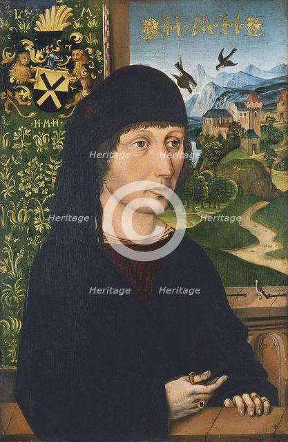 Portrait of Levinus Memminger, ca 1485. Artist: Wolgemut, Michael (1434-1519)