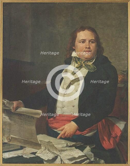 Portrait of Léger-Félicité Sonthonax (1763-1813), 1790s. Creator: Anonymous.