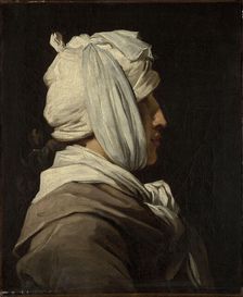 Portrait of Lemonnier with bandaged head, 1775