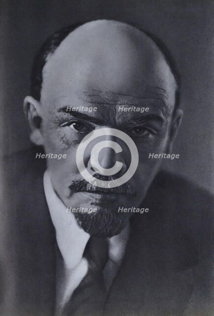 Portrait of Lenin, 1970. Creator: Unknown.