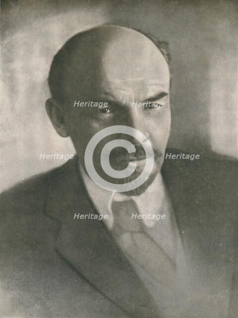 Portrait of Lenin, c1920s, (1939). Creator: Unknown.