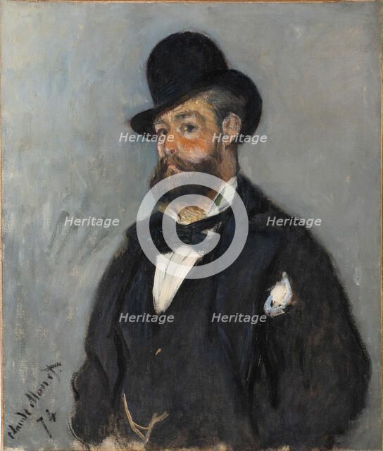 Portrait of Léon Monet, 1874. Creator: Monet, Claude (1840-1926).