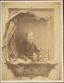 Portrait of Leon Noel, 1860-1872. Creator: Adolphe-Jean-François-Marin D'Allemagne