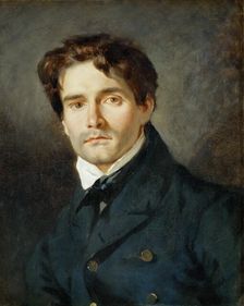 Portrait of Léon Riesener (1808-1878), 1835. Creator: Delacroix, Eugène (1798-1863)