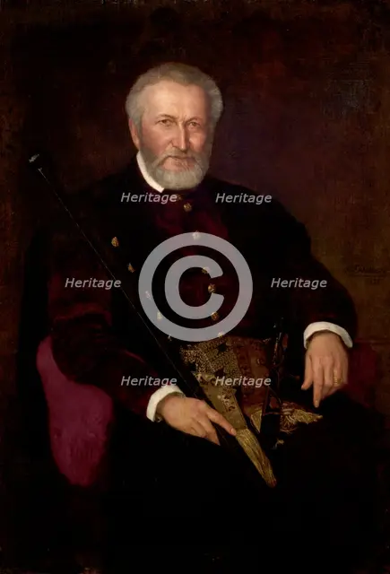 Portrait of Leon Sapieha, 1878. Creator: Henryk Rodakowski.