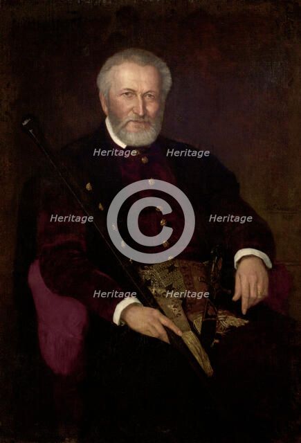 Portrait of Leon Sapieha, 1878. Creator: Henryk Rodakowski.