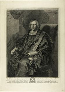 Portrait of Léonard de Lamet, c. 1699. Creator: Pierre Drevet