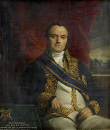 Portrait of Léonard Pierre Joseph, Viscount du Bus de Gisignies, Commissioner-General, 1836. Creator: Francois-Joseph Navez