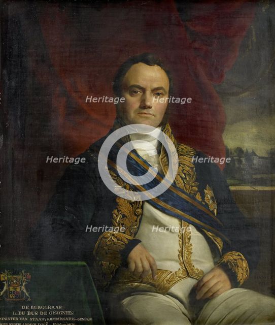 Portrait of Léonard Pierre Joseph, Viscount du Bus de Gisignies, Commissioner-General, 1836. Creator: Francois-Joseph Navez.