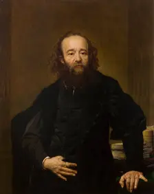 Portrait of Leonard Serafinski, 1870. Creator: Jan Matejko